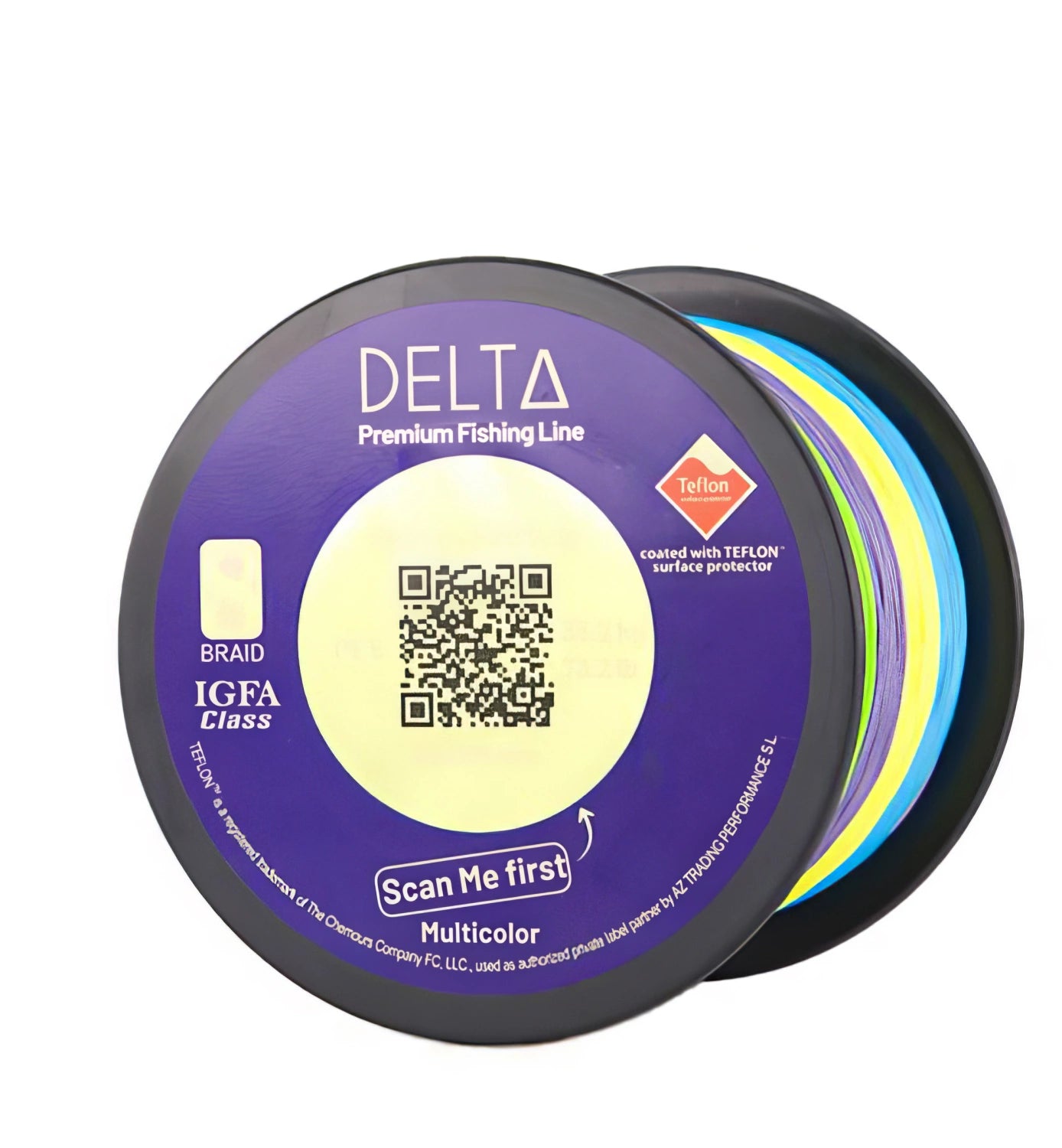 DELTA Teflon X8 Braid Multicolor 300m