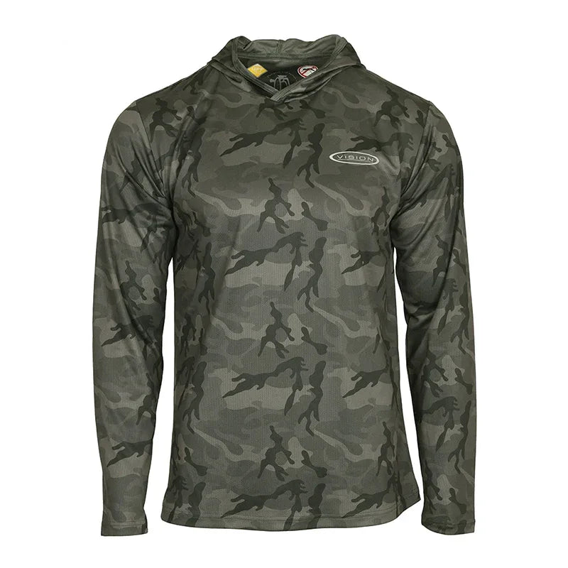 Vision Bamboo Bug & UV Hoodie Camo - Sundbybergs Sportfiske