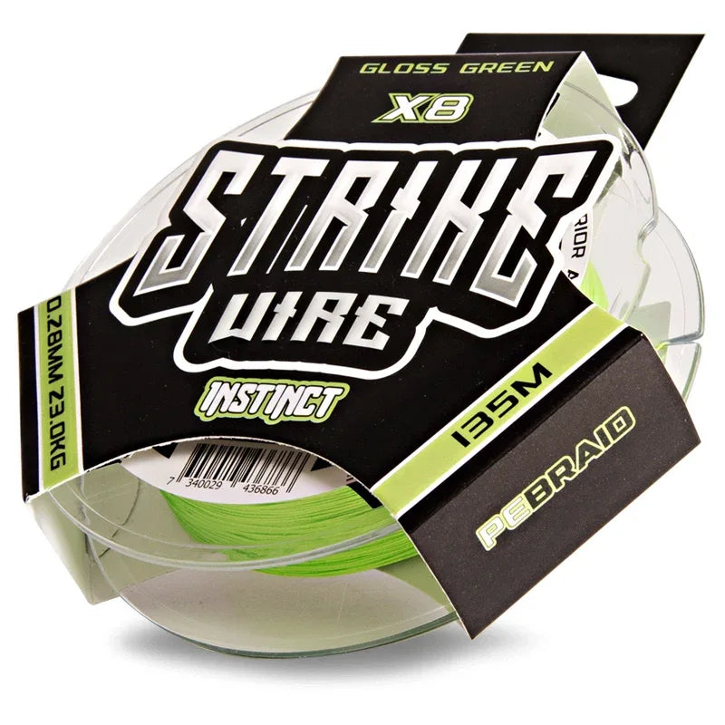 Strike Wire Instinct Braid X8-Gloss Green - Sundbybergs Sportfiske