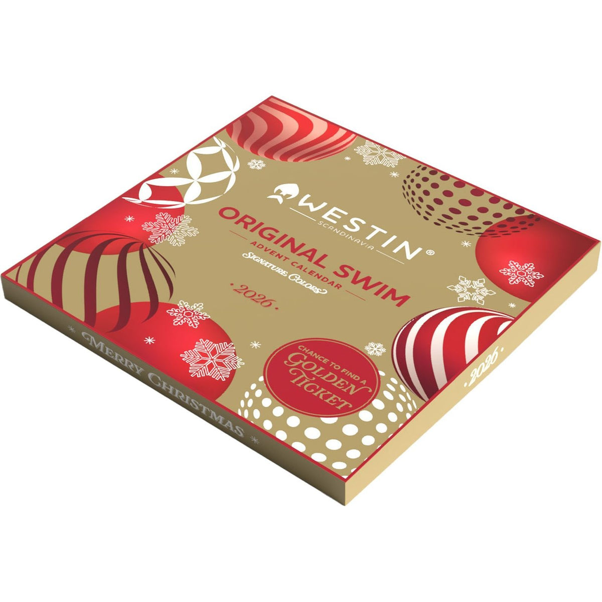 Westin 2026 års adventskalender Original Swim med 24 lådor