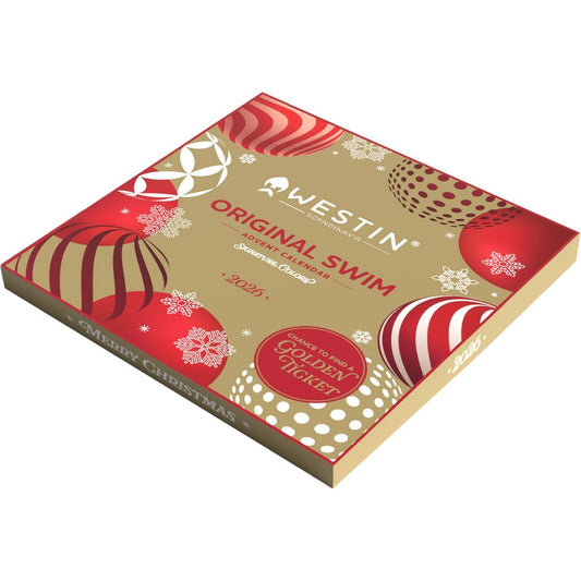 Westin 2026 års adventskalender Original Swim med 24 lådor