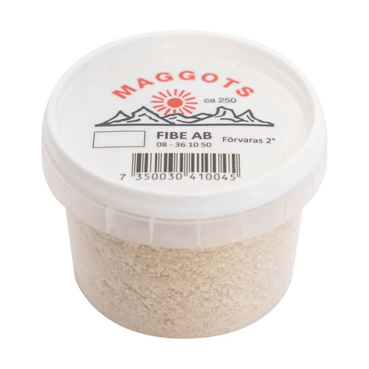 Maggots Röd/Vit ca 250st
