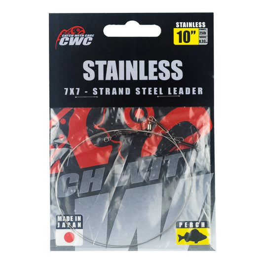 CWC 7x7 Finesse Wire Leader 10'' 25lbs - 2pcs