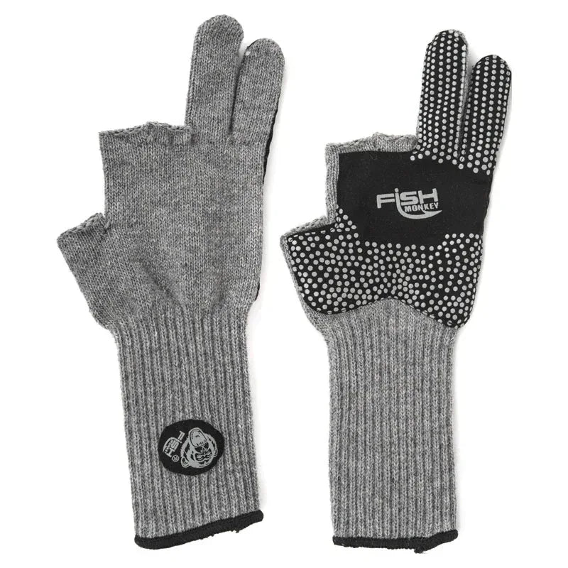 Fish Monkey Bauers Grandma Two Finger Wool Glove - Sundbybergs Sportfiske