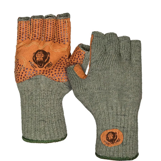 Fish Monkey Wooly Gloves Olive - Sundbybergs Sportfiske