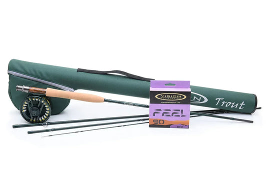 Flugfiskeset Vision Trout outfit 9fot klass 5 - Sundbybergs Sportfiske